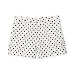 Zach polka dot chiffon crop jacket new high waisted mini shorts 4