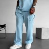 Mens Summer Loose Long Tank Vest and DrawString Pants Set in range of colours 1