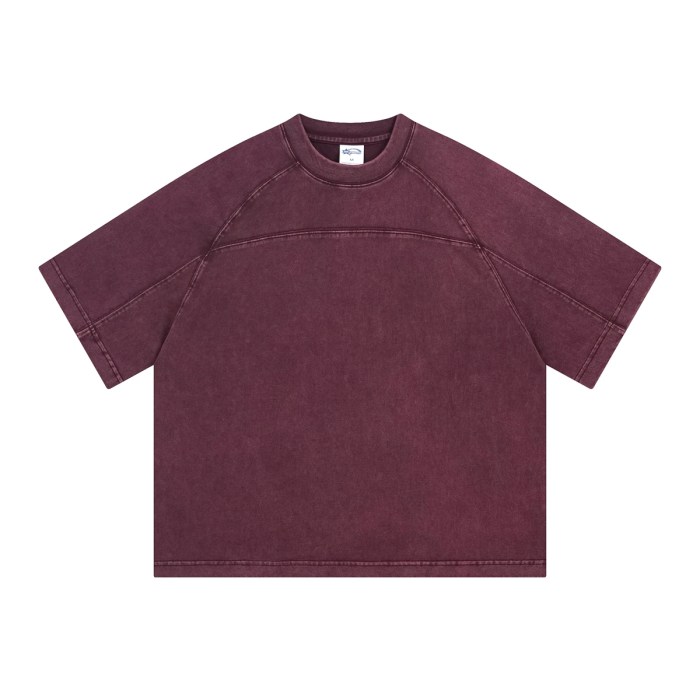 ye99 spring and summer shoulder bo stitching t shirt YE99 Spring and summer shoulder bo stitching T Shirt 1