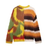 zach women's orange print jacquard loose head soft sticky knitted sweater autumn/winter new round neck long sleeve sweater Zach Women\'s Orange print Jacquard Loose Head Soft Sticky Knitted Sweater Autumn/Winter New Round Neck Long Sleeve Sweater 2