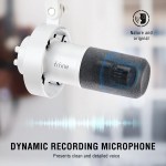 FIFINE Recording XLR Dynamic Microphone with Real-time Monitoring,USB Streaming Mic with Gain Knob/Touch-mute for PC,Mixer-K688 4