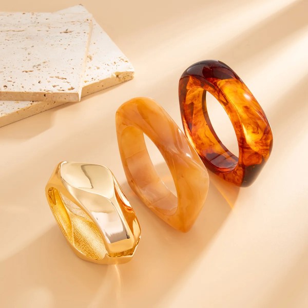 diazi punk vinatge new gift irregular geometric resin bangles hip hop acrylic wide bangles bracelets for women men jewelry DIAZI Punk Vinatge New Gift Irregular Geometric Resin Bangles Hip Hop Acrylic Wide Bangles Bracelets For Women Men Jewelry 4