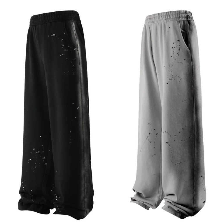 YE99 new graffiti straight-leg casual pants Joggers 3