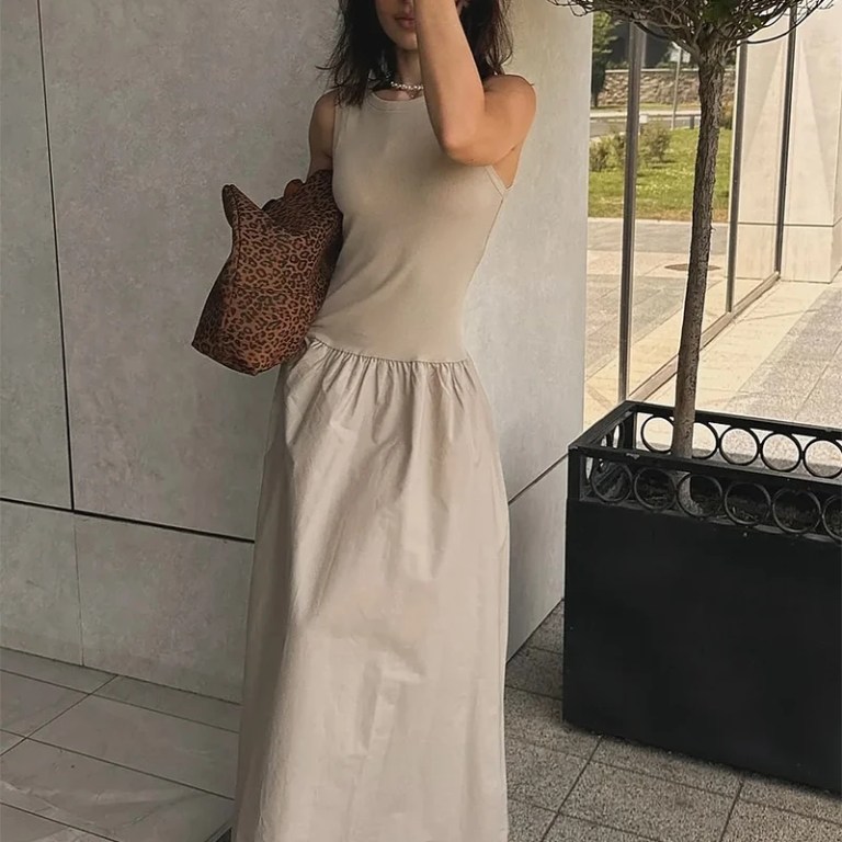 Zach Sleeveless Ruffle skirt Crop Sleeve Long 2