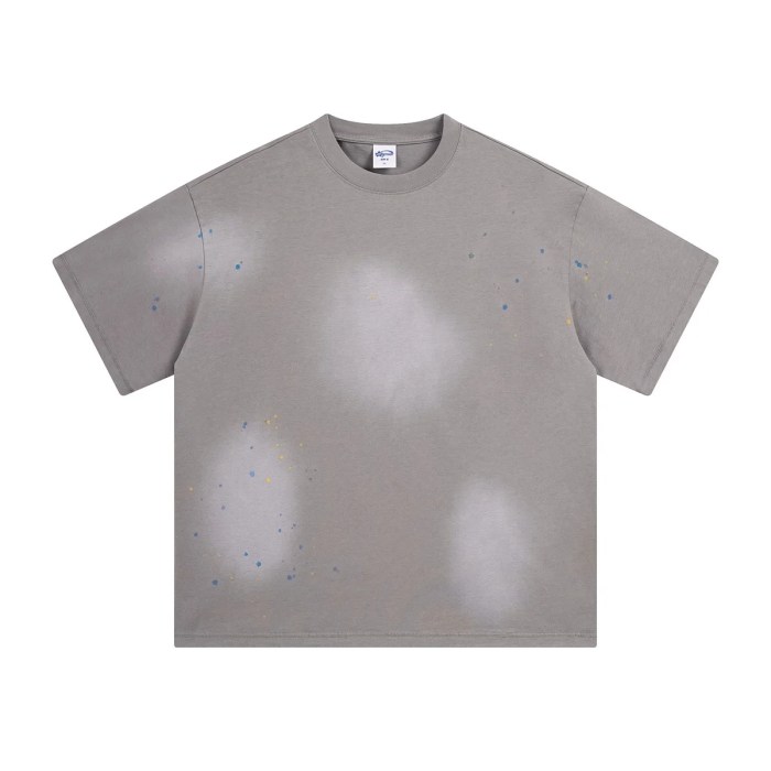 ye99 spray splash ink retro t shirt for spring/summer YE99 spray splash ink retro t-shirt for spring/summer