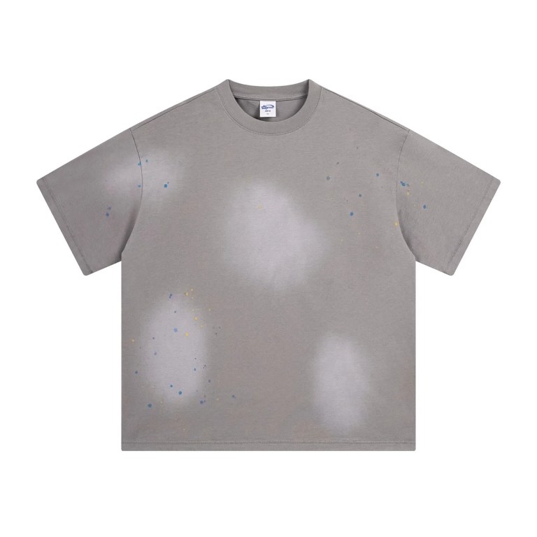 ye99 spray splash ink retro t shirt for spring/summer YE99 spray splash ink retro t-shirt for spring/summer