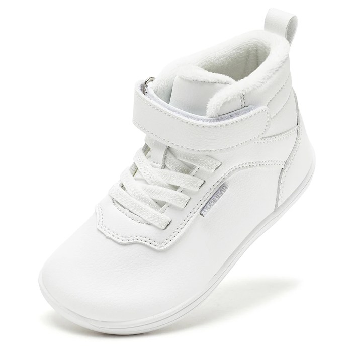hobibear unisex winter barefoot boots kids wide toe box faux fur lined ankle sneakers artificial leather matching family shoes HOBIBEAR Unisex Winter Barefoot Boots Kids Wide Toe Box Faux Fur Lined Ankle Sneakers Artificial Leather Matching Family Shoes 5