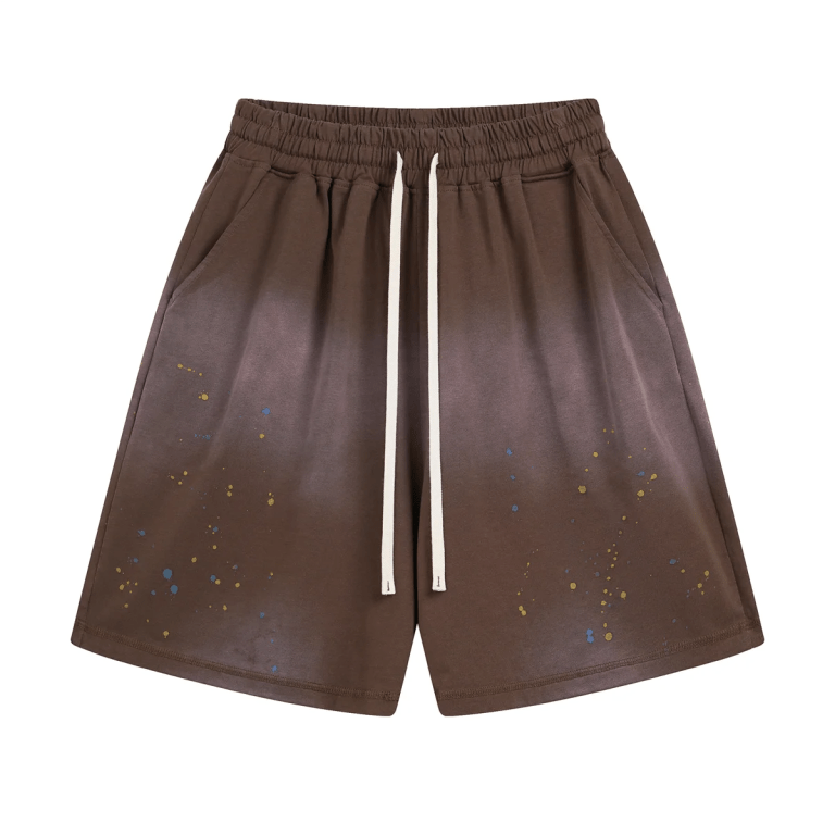 YE99 Spray and splash ink to flick some retro shorts 3