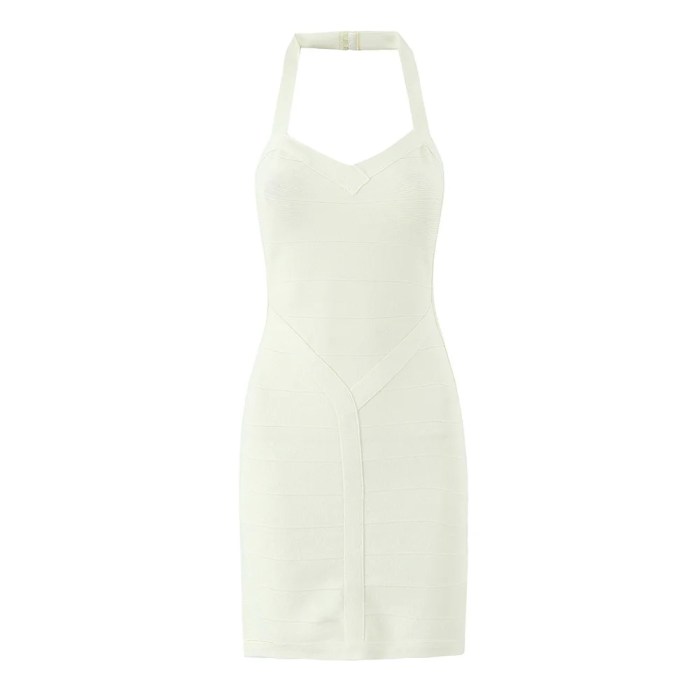 zach spring summer women's cinching addicted to you slim fit halter dress in orange or white Zach Spring Summer women\'s cinching Addicted to you slim fit halter dress in orange or white 2