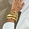 diazi 4 style exaggerated gift gold silver color metal cuff bangles for women men hip hop punk geometric round bracelet jewelry DIAZI 4 Style Exaggerated Gift Gold Silver Color Metal Cuff Bangles for Women Men Hip Hop Punk Geometric Round Bracelet Jewelry 4