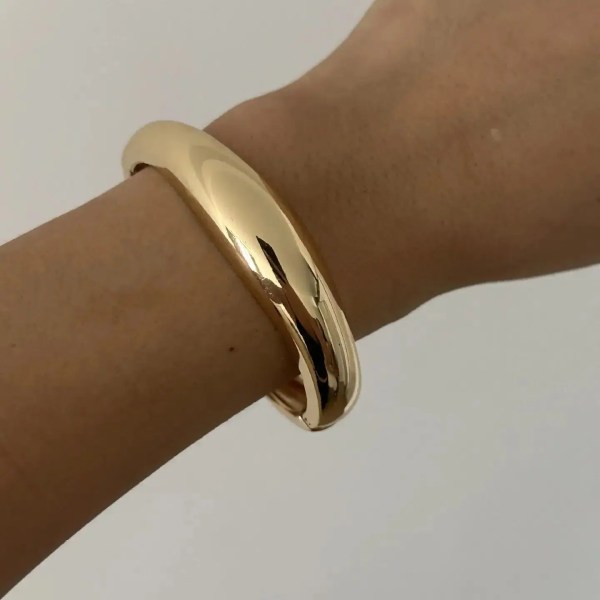 diazi 4 style exaggerated gold silver color metal cuff bangles women men hip hop punk geometric round bracelet party jewelry DIAZI 4 style Exaggerated Gold Silver Color Metal Cuff Bangles Women Men Hip Hop Punk Geometric Round Bracelet Party Jewelry 6
