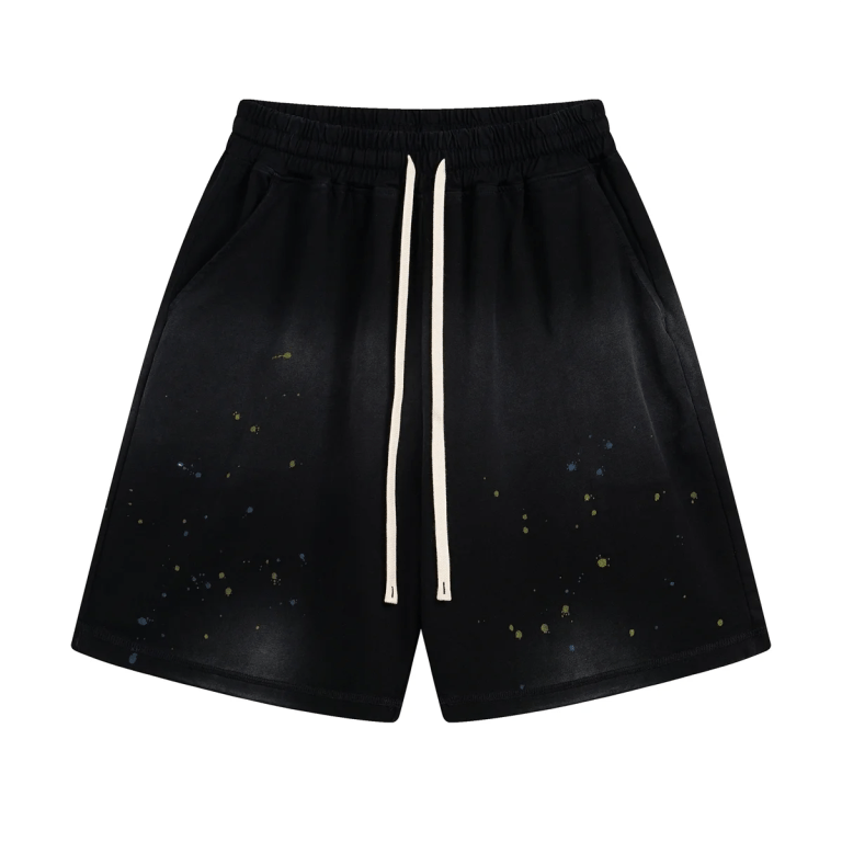 YE99 Spray and splash ink to flick some retro shorts 4