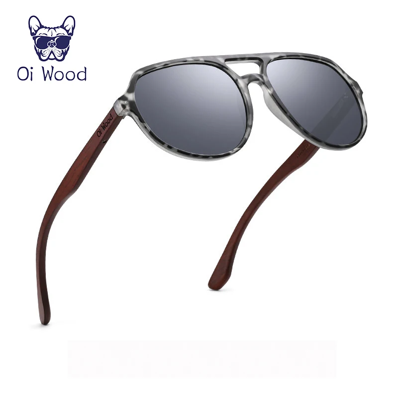 Oi Wood Brand Natural Wooden Sunglasses For Men Women Polarized Oculos De Sol 2