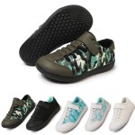 Kids Minimalist Wide Toe Sneakers with Velcor Strap 2