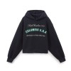women's preppy columbia uas black hoodie and black joggers 2 piece set Women\'s Preppy Columbia UAS Black Hoodie and Black Joggers 2 piece set 1