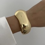 diazi exaggerated irregular gold silver color metal cuff bangles for women men hip hop punk geometric bracelet party jewelry DIAZI Exaggerated Irregular Gold Silver Color Metal Cuff Bangles For Women Men Hip Hop Punk Geometric Bracelet Party Jewelry 4