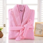terry robe women 100% cotton bathrobe lovers brown robes men bathrobe solid towel fleece long sleepwear bridesmaid robe white Terry Robe Women 100% Cotton Bathrobe Lovers Brown Robes Men Bathrobe Solid Towel Fleece Long Sleepwear Bridesmaid Robe White 4