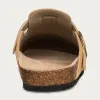 Odoly Unisex Cork Suede Flat Mules With Adjustable Buckle 4