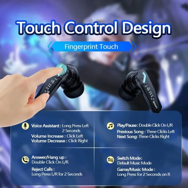 lenovo gm2 pro bluetooth 5.3 earphones sports headset wireless in ear gaming low latency dual mode music headphones new Lenovo GM2 Pro Bluetooth 5.3 Earphones Sports Headset Wireless In-Ear Gaming Low Latency Dual Mode Music Headphones New 5