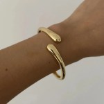 DIAZI 4 style Exaggerated Gold Silver Color Metal Cuff Bangles Women Men Hip Hop Punk Geometric Round Bracelet Party Jewelry 4