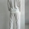 mens spring summer long sleeve shirt and pants set men's 2 piece summer relaxer set in black or white Mens Spring Summer Long Sleeve Shirt and Pants Set Men\'s 2 Piece Summer Relaxer set In Black or White 2
