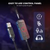 FIFINE Headset,3.5 mm jack&USB Headphone with 7.1 Surround Sound/volum contral/Mute switch for PC/MAC/PS4/PS5 Mixer-H9 2