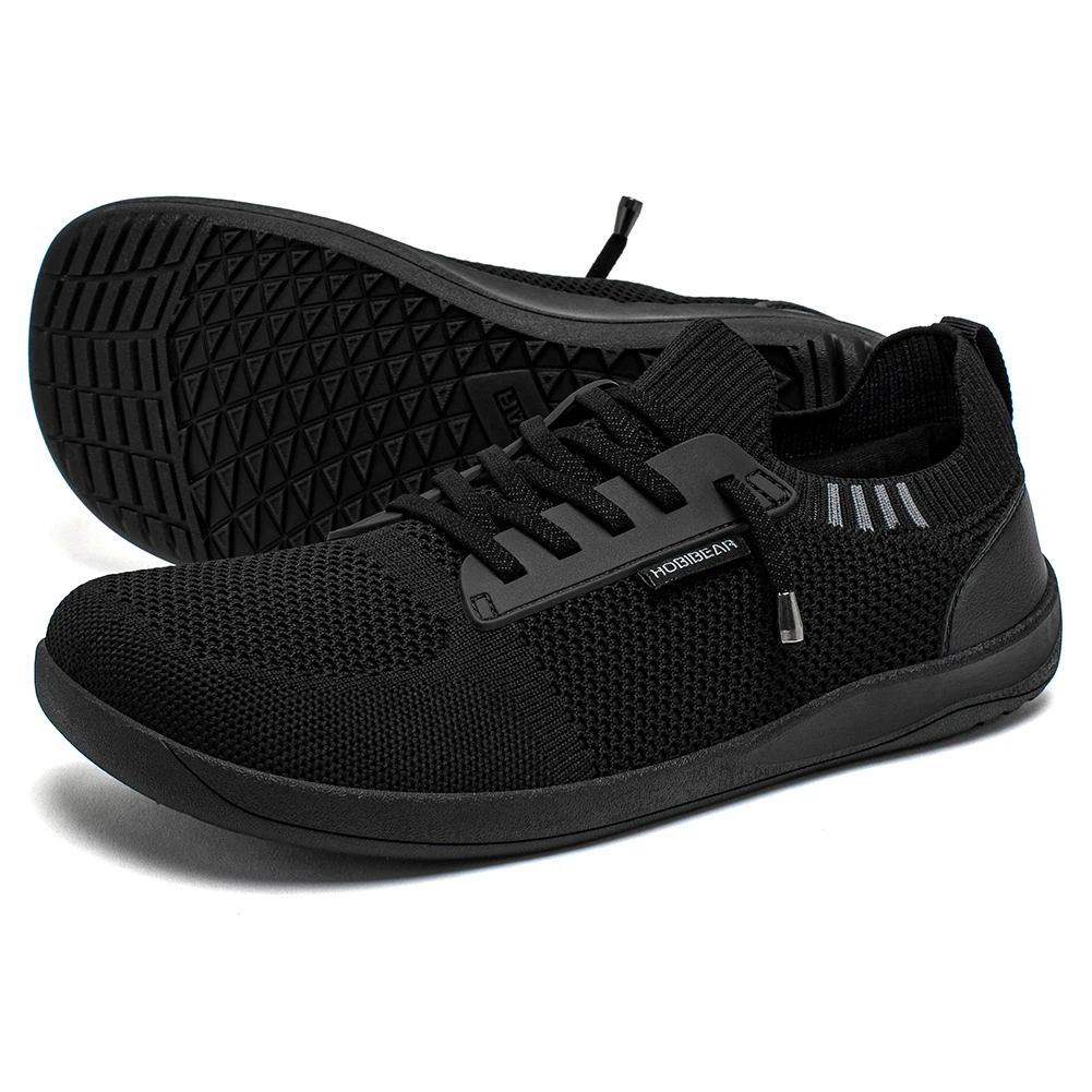 HOBIBEAR Wide Toe Barefoot Shoes Mens Womens Slip-On Minimalist Walking Sneakers Shoes | Zero Drop Sole | Breathable Mesh 5