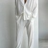 mens spring summer long sleeve shirt and pants set men's 2 piece summer relaxer set in black or white Mens Spring Summer Long Sleeve Shirt and Pants Set Men\'s 2 Piece Summer Relaxer set In Black or White 4