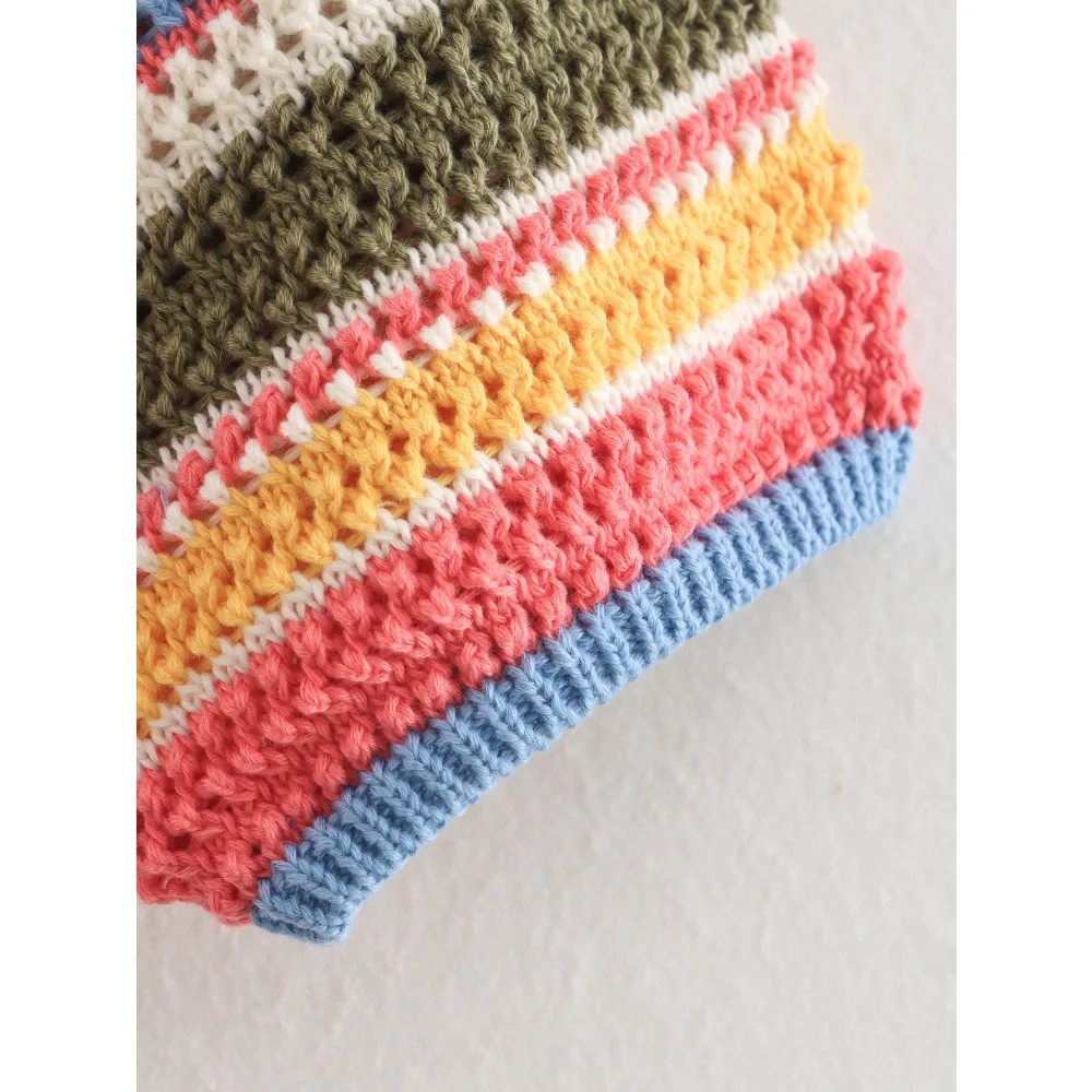 Zach Summer Crochet Knot SHort Shorts and Shirt Set Festival Vibe 3