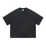 YE99 Spring and summer shoulder bo stitching T Shirt
