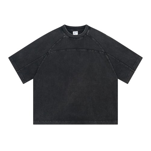 ye99 spring and summer shoulder bo stitching t shirt YE99 Spring and summer shoulder bo stitching T Shirt