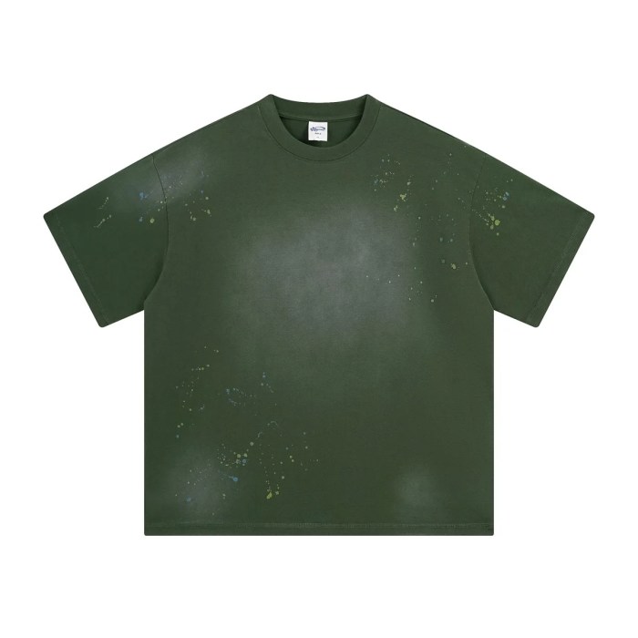 ye99 spray splash ink retro t shirt for spring/summer YE99 spray splash ink retro t-shirt for spring/summer 2