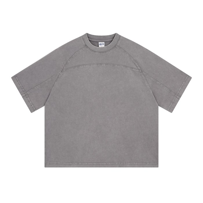 ye99 spring and summer shoulder bo stitching t shirt YE99 Spring and summer shoulder bo stitching T Shirt 3