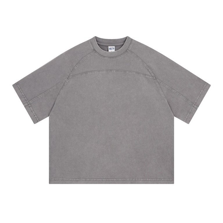 YE99 Spring and summer shoulder bo stitching T Shirt 3