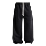 YE99 Mens Wide leg men's casual pants Draw String