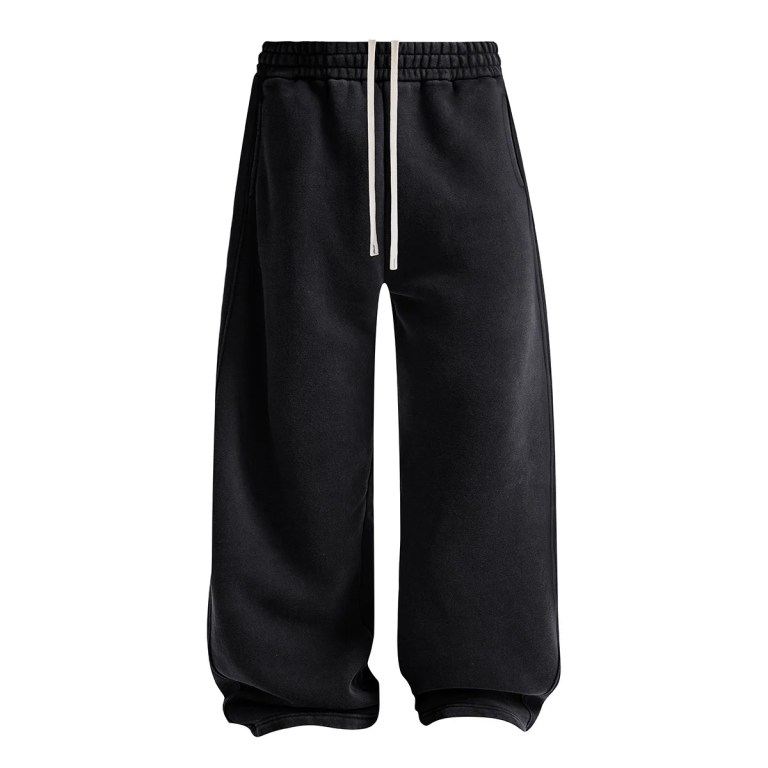 YE99 Mens Wide leg men's casual pants Draw String