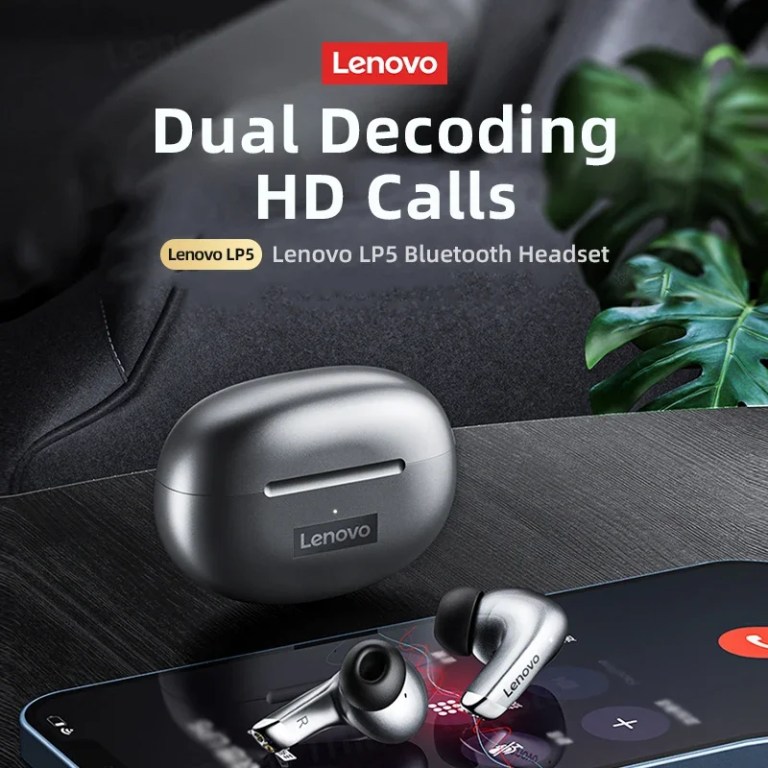 original lenovo lp5 tws wireless bluetooth earphone long battery life sports headphone dual mode gaming hd call headset with mic Original Lenovo LP5 TWS Wireless Bluetooth Earphone Long Battery Life Sports Headphone Dual Mode Gaming HD Call Headset With Mic 3