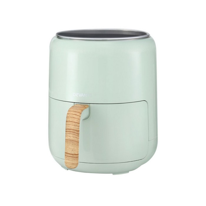 af k g 5l bu 202508041942 00.jpg Mint green air fryer with wooden handle.