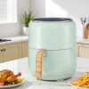 devanti 5l air fryer touch control 1700w green Green air fryer in modern kitchen