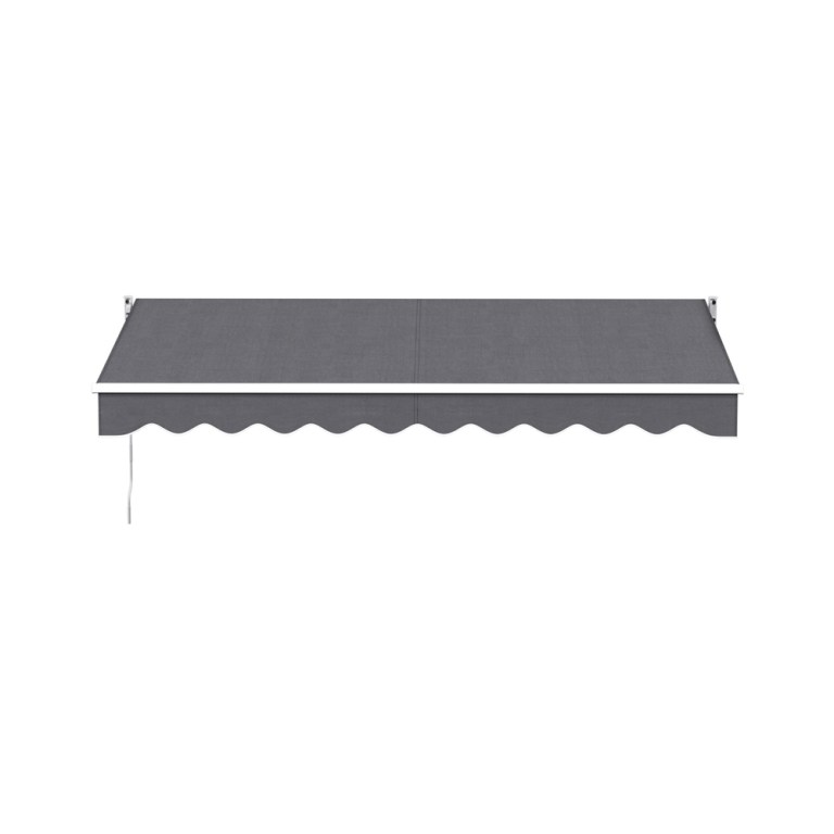 instahut retractable folding arm awning motorised sunshade 3m x 2m grey instahut retractable folding arm awning motorised sunshade 3m x 2m grey