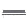 instahut retractable folding arm awning motorised sunshade 3.5m x 2.5m grey instahut retractable folding arm awning motorised sunshade 3.5m x 2.5m grey