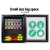 devanti 46l bar fridge glass door black devanti 46l bar fridge glass door black