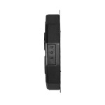 everfit music boxing machine bluetooth target punching usb chargeable home gym Side view of a wall clock