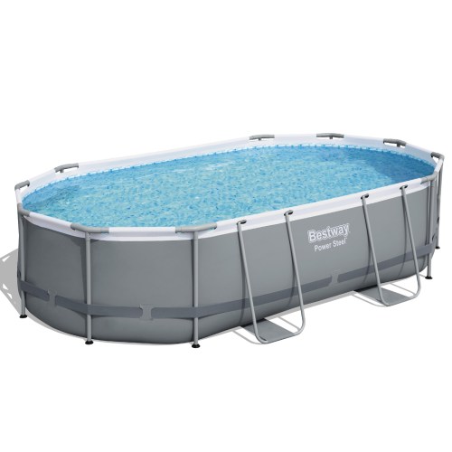 Bestway Power Steel oval above-ground pool