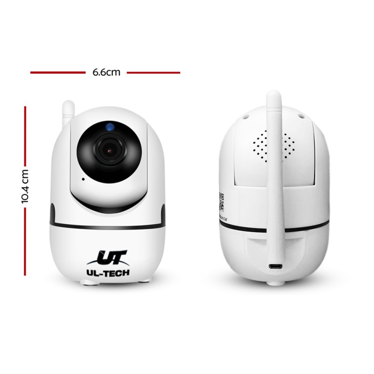 UL-Tech security camera front and back view