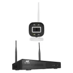 Wireless security camera with DVR system