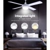 devanti 52'' ceiling fan ac motor w/light w/remote white devanti 52'' ceiling fan ac motor w/light w/remote white