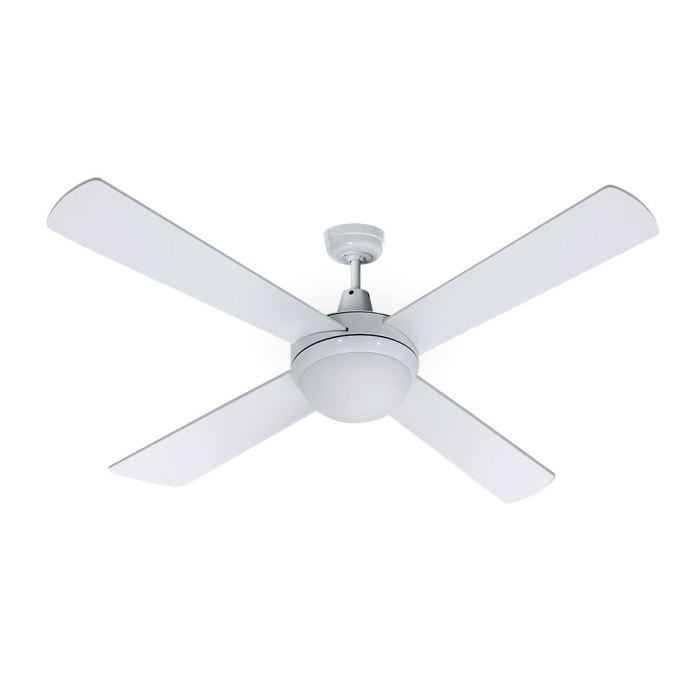 devanti 52'' ceiling fan ac motor w/light w/remote white devanti 52'' ceiling fan ac motor w/light w/remote white