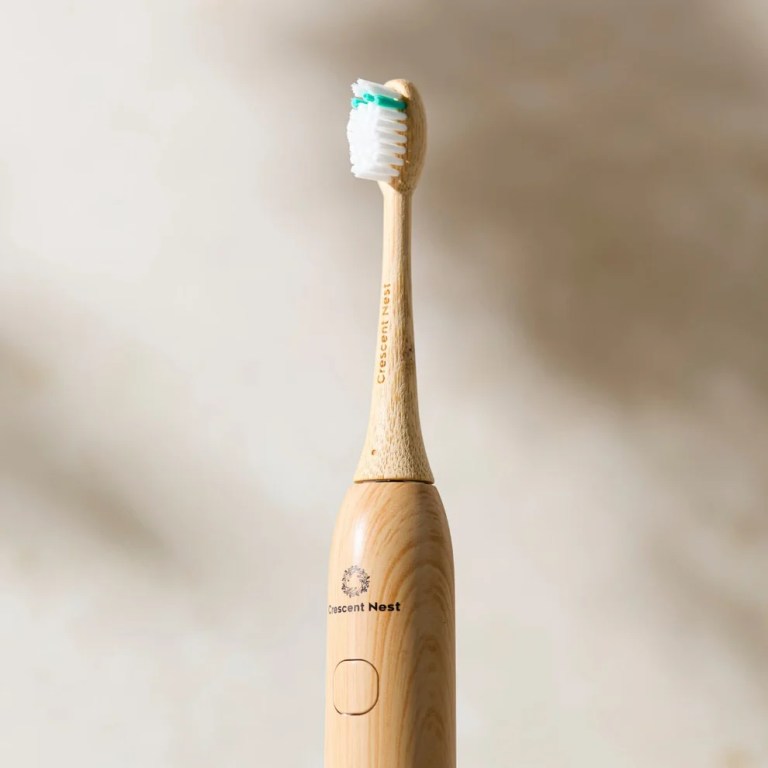 crescent nest travel ready set toothbrush