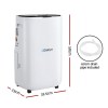 devanti dehumidifier 20l air purifier white devanti dehumidifier 20l air purifier white
